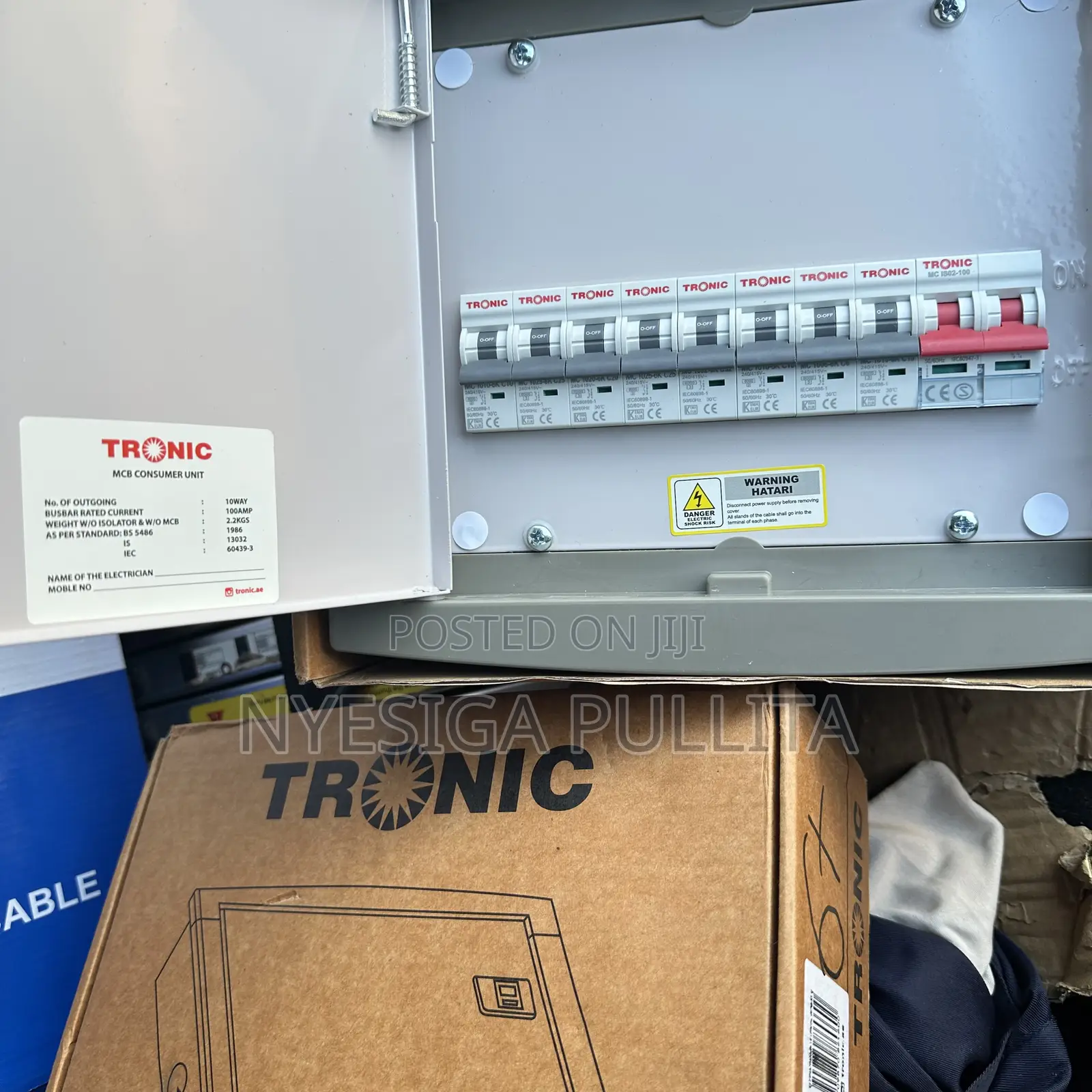 8way Main Distribution Box Complete