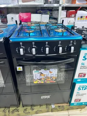 Winning Star 4-Burner Gas Stove With an Oven
