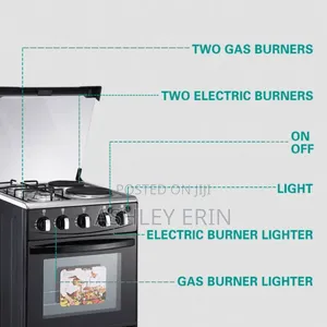 Winning Star Electric Cooker With Gas Burners