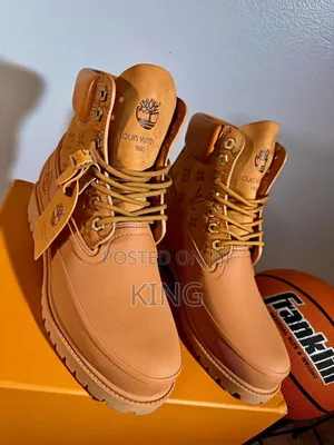 Yellow Louis Vuitton Timber Boottimberland Boots. Yellow/Brown