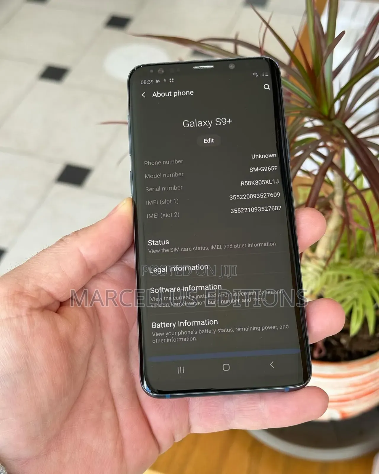 Samsung Galaxy S9 Plus 64 GB Black