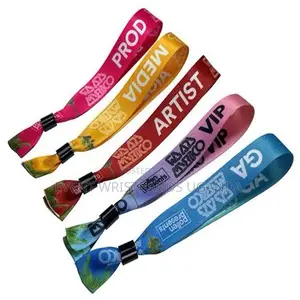 Fabric Wristbands Branded