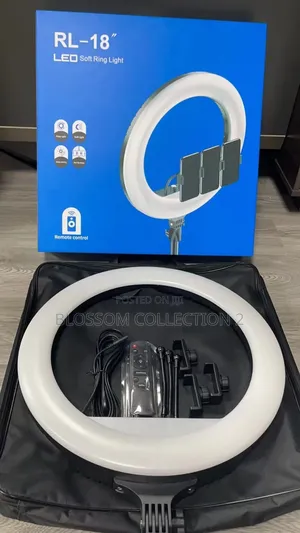 18 Inch Led Ringlight Kit With Phone Holder Adjustable Color