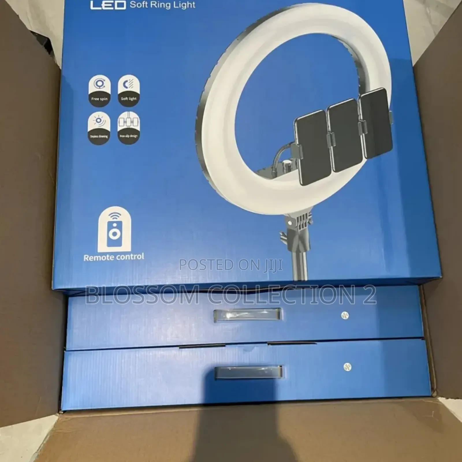 18 Inch Led Ringlight Kit With Phone Holder Adjustable Color