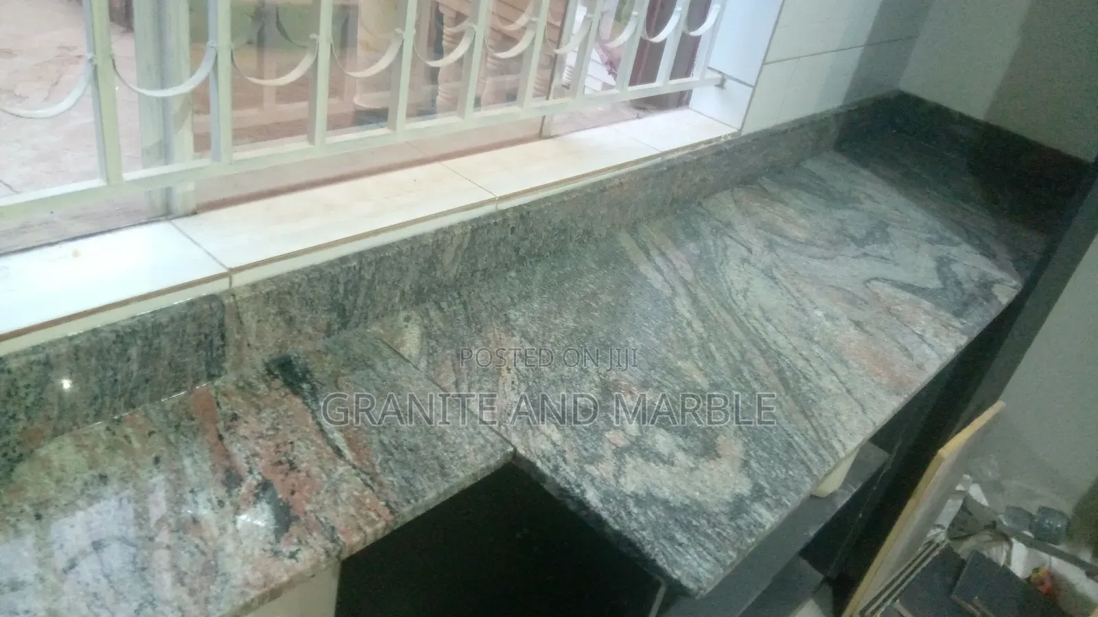 Wave Gray Granite Kitchen Countertops