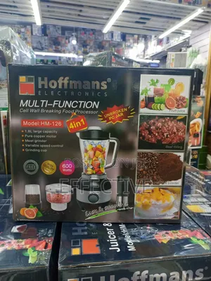 Hoffmans Hm-126 Multi-Function 4-in-1 Food Processor/Blender.