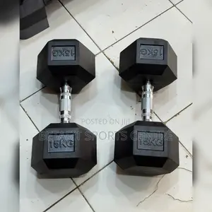 Hexagon Dumbbells 15kg Pair