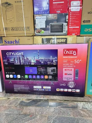 Onida 50inch Uhd Smart Tv 2025 Model With Bluetooth, Apple Home Etc