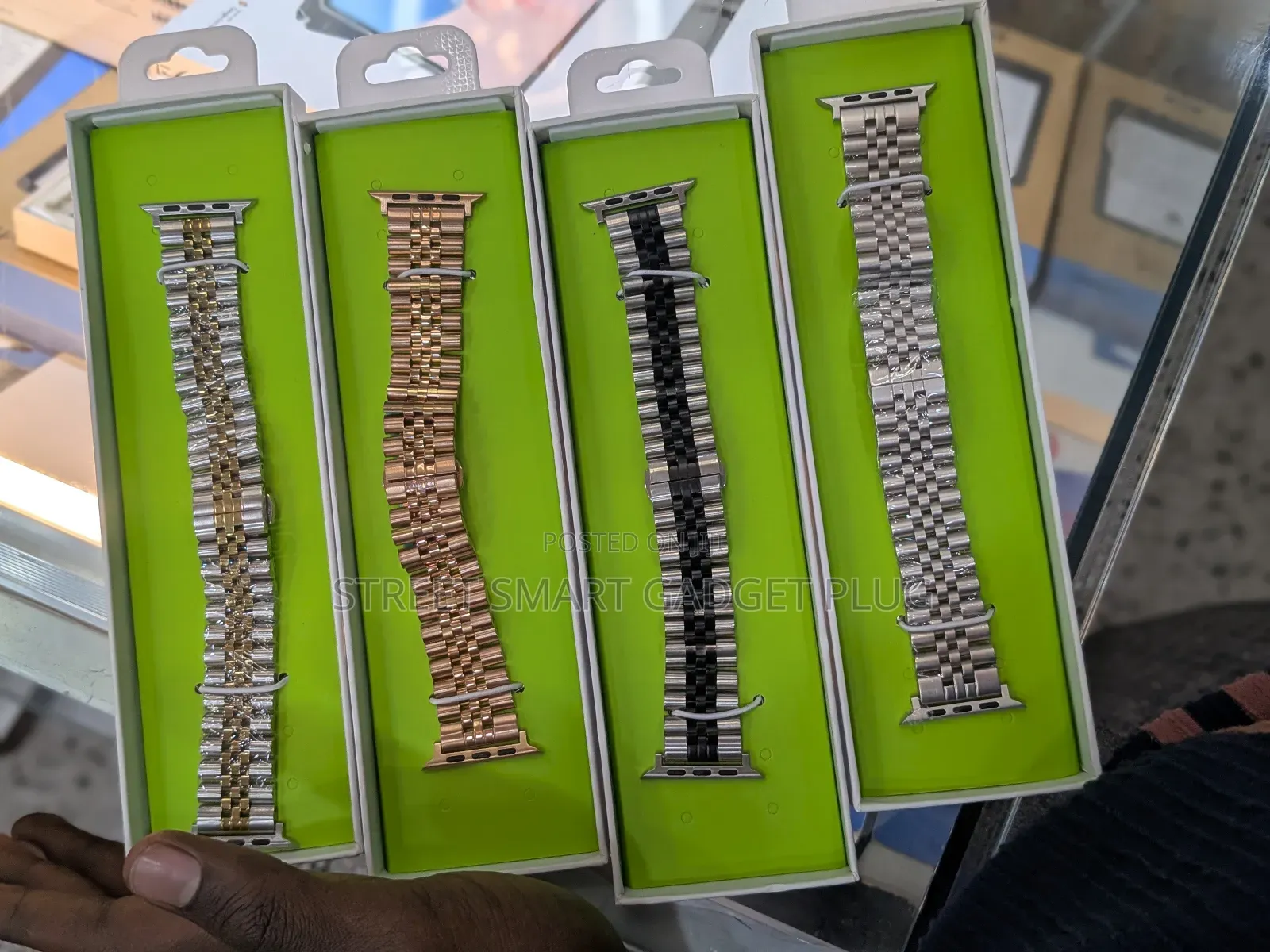 Stainless Chain Apple Watch Straps (42mm-49mm)