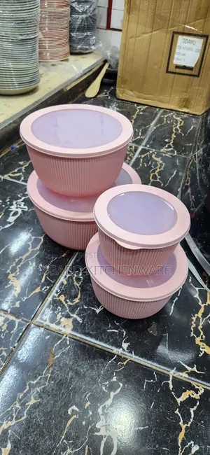 Plastic Tiffine Set or Bowels