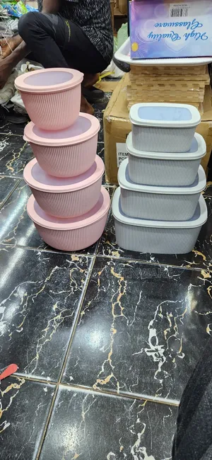 Plastic Tiffine Set or Bowels