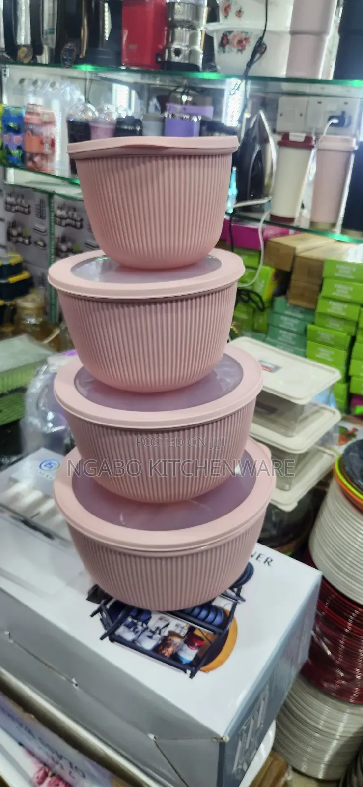 Plastic Tiffine Set or Bowels