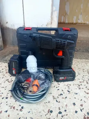 Portable High-Pressure Washer.