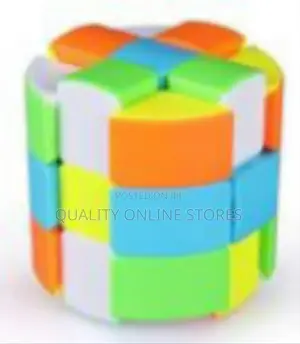 Cylinder 3x3 Stickerless Speed Cube 3x3x3 Barrel Cube Round Column