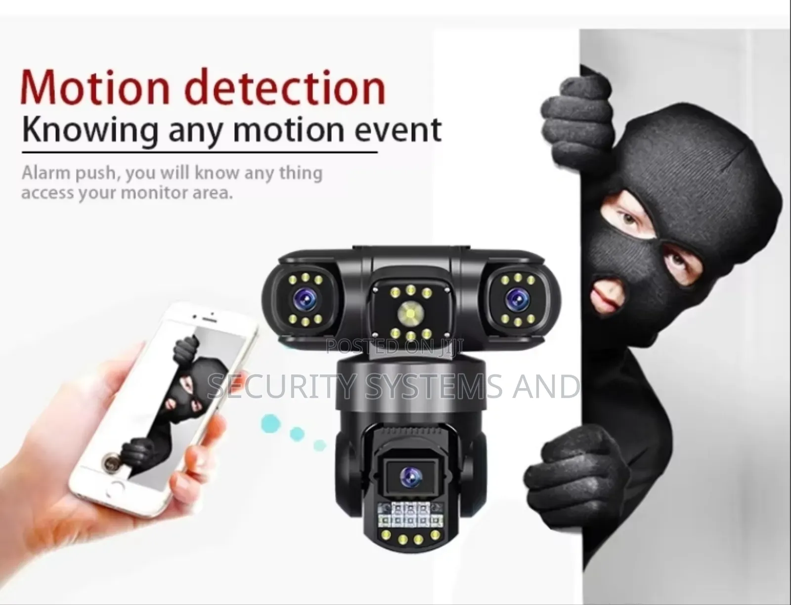 V380 Solar Powered Camera 4g Network, 12mp -360° Rotation Auto Trackin