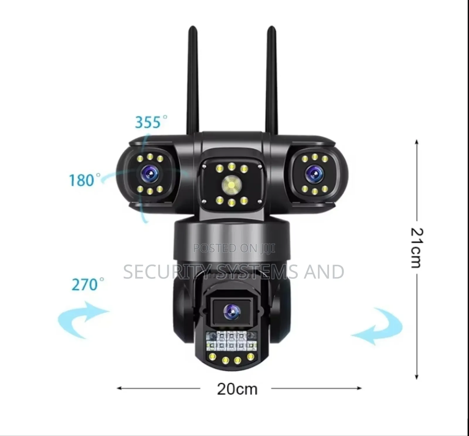 V380 Solar Powered Camera 4g Network, 12mp -360° Rotation Auto Trackin
