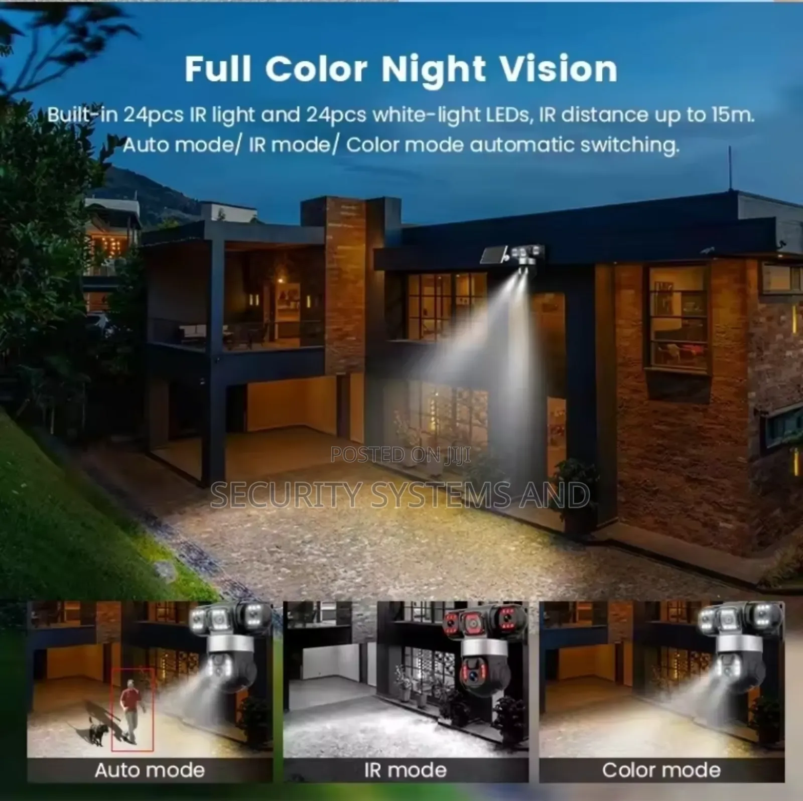 V380 Solar Powered Camera 4g Network, 12mp -360° Rotation Auto Trackin