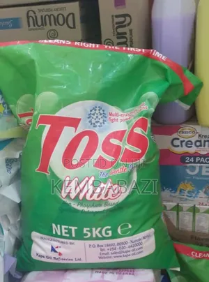 5kg Bag of Toss White Washing Powder