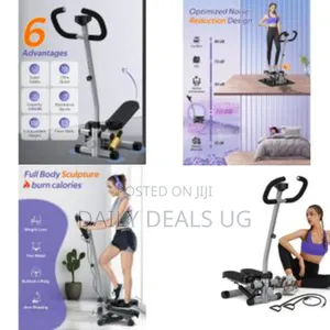 Cross Trainer Folding Pedal Mini Stepper for Exercise, Body Sculpture