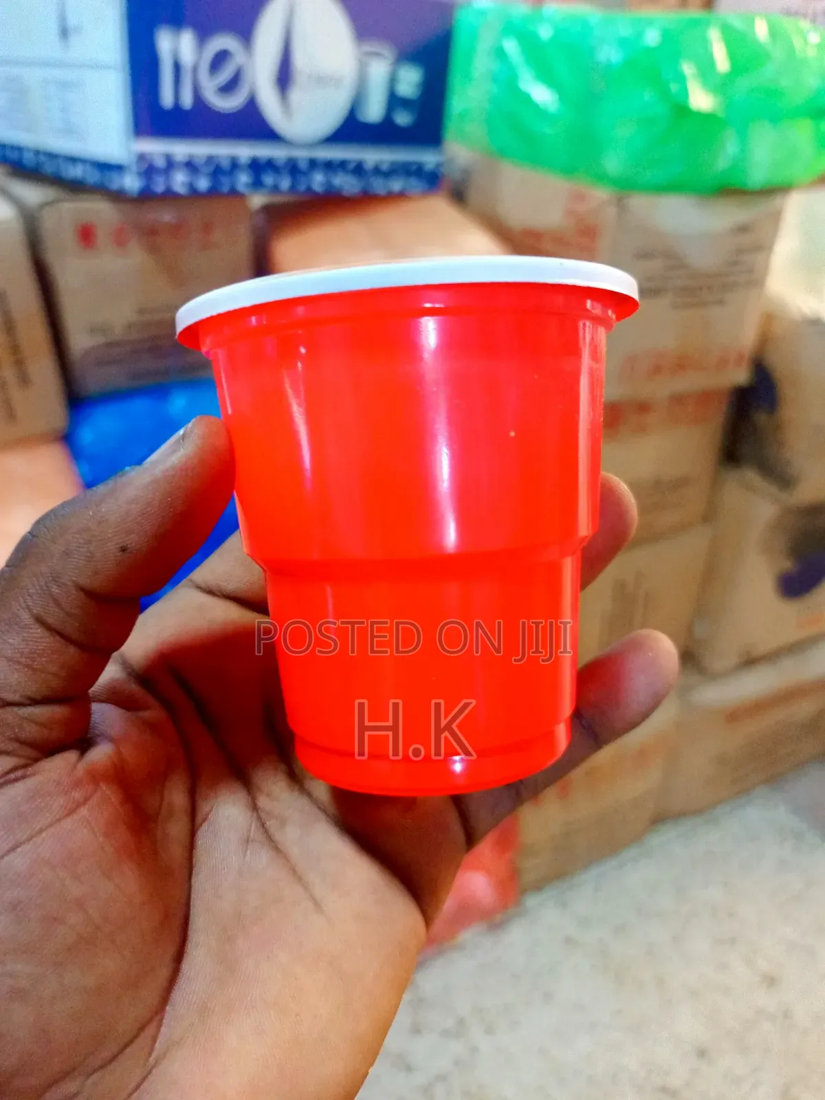 Mini Red Shot Cups