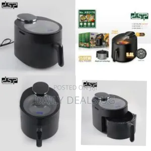 1500w Electric Air Fryer - 5l Oil-Free With 12 Presets