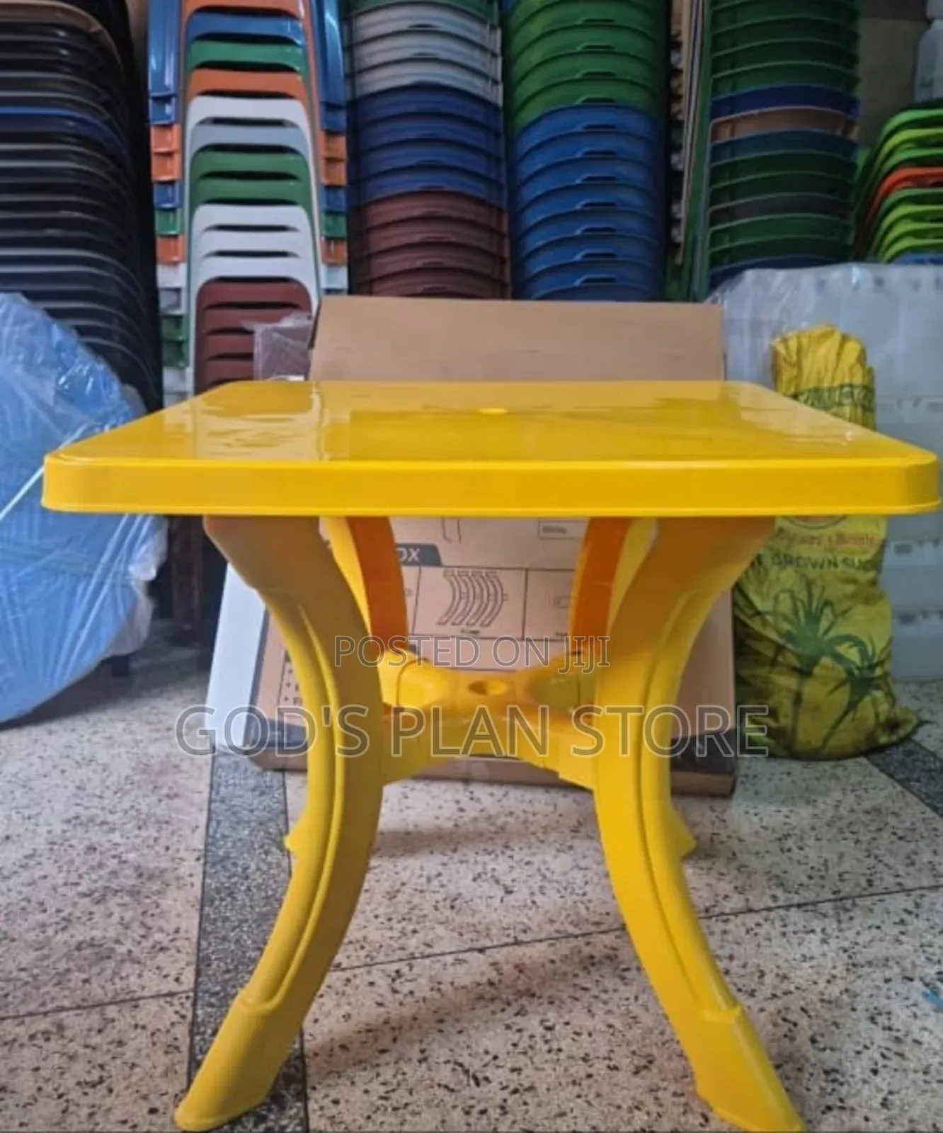 Yellow Plastic Table Yellow Plastic Table