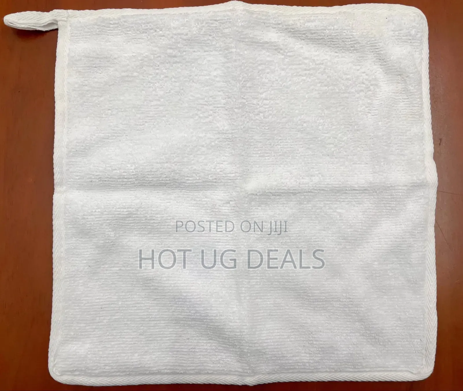 Cotton Face Towels For Saloon - Wjite