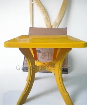 Mango Yellow Plastic Table Plastic Table 4people