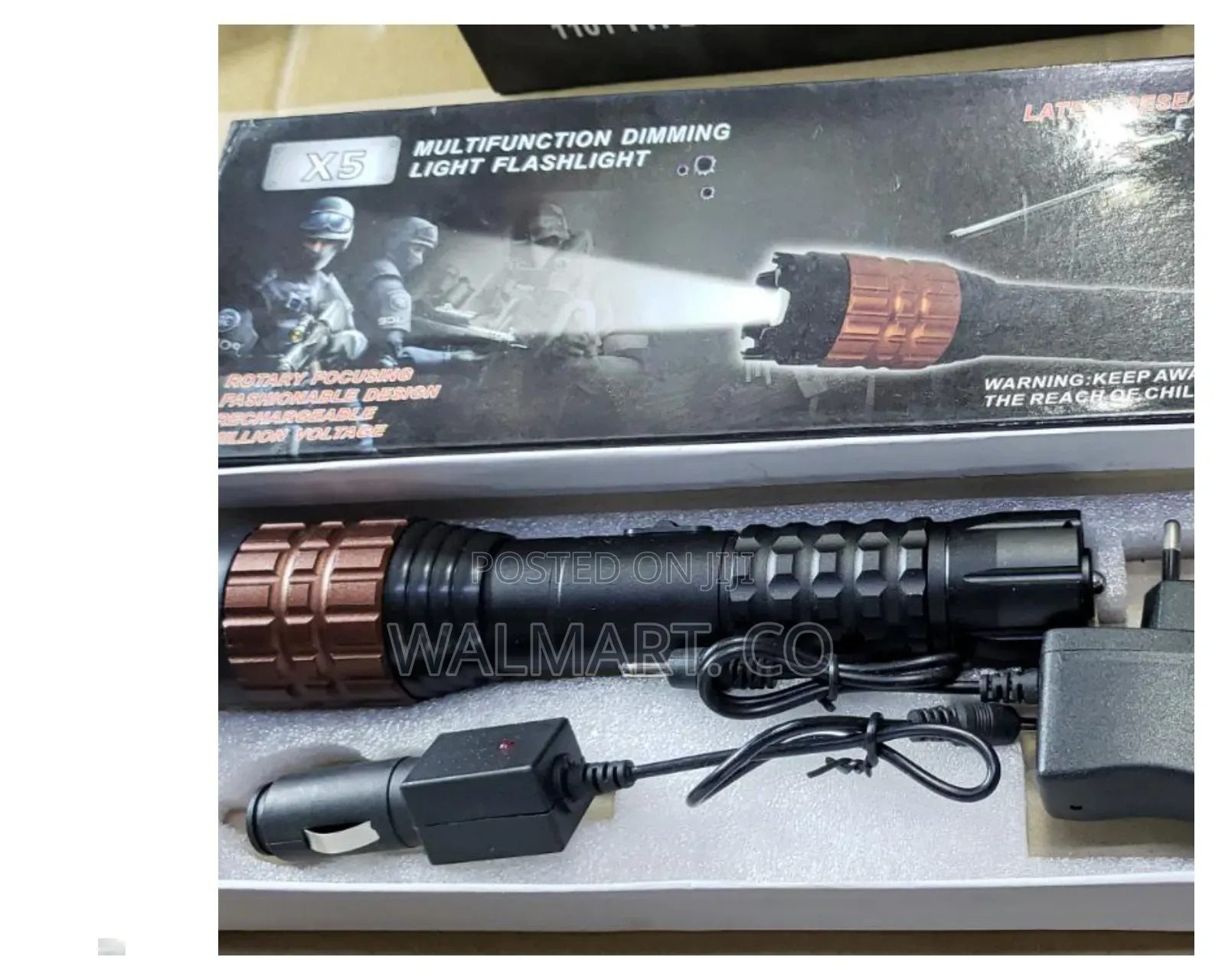 X5 Multifunctional Dimming Flash Light Torch