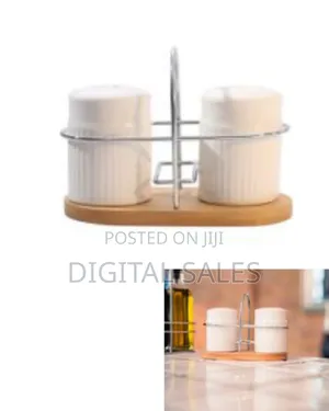 Classic Porcelain Salt and Pepper Shakers for Table
