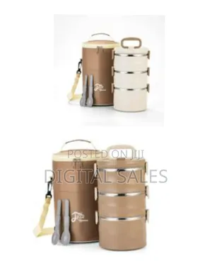 Lille Home Stainless Steel Stackable Lunch Snack Box With Tiffin Lunch