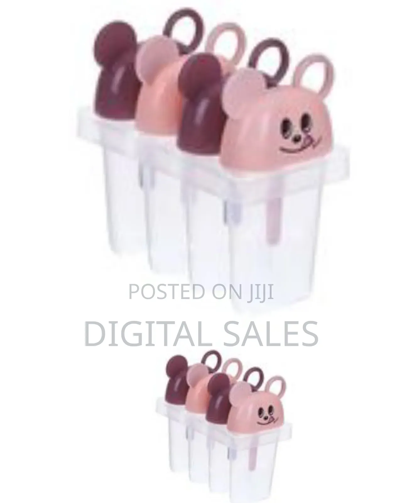 4 Set Reusable Ice Pop Makers, Popsicle