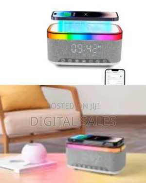 Music Player Led 15w Wireless Charger Wireless Charging Lamp