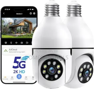 Wireless Light Bulb Security Camera