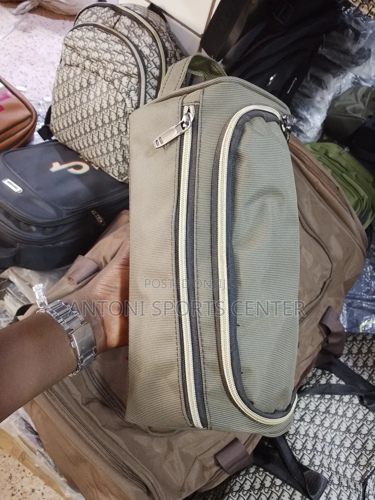 Gray Color Kit Bag