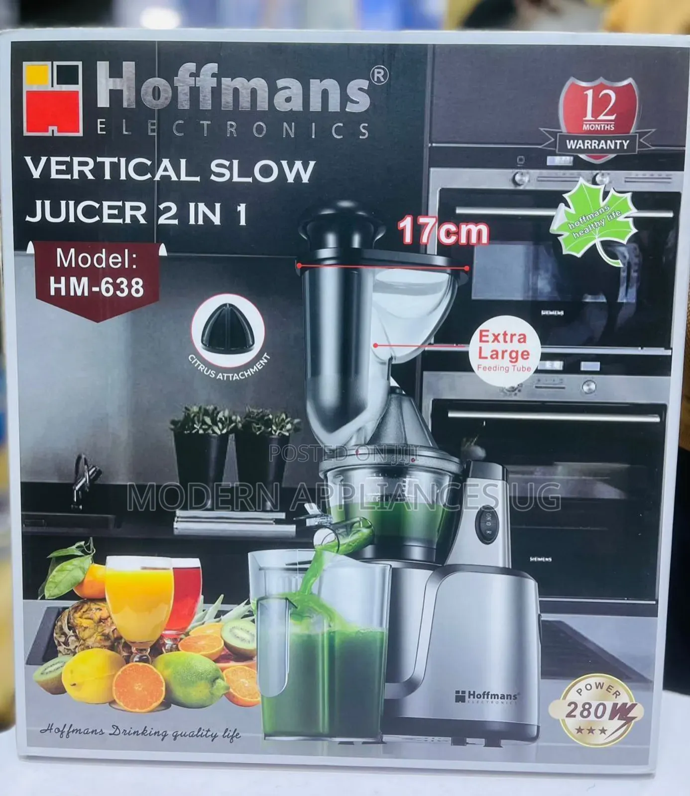 Hoffmans Vertical Slow Juicer