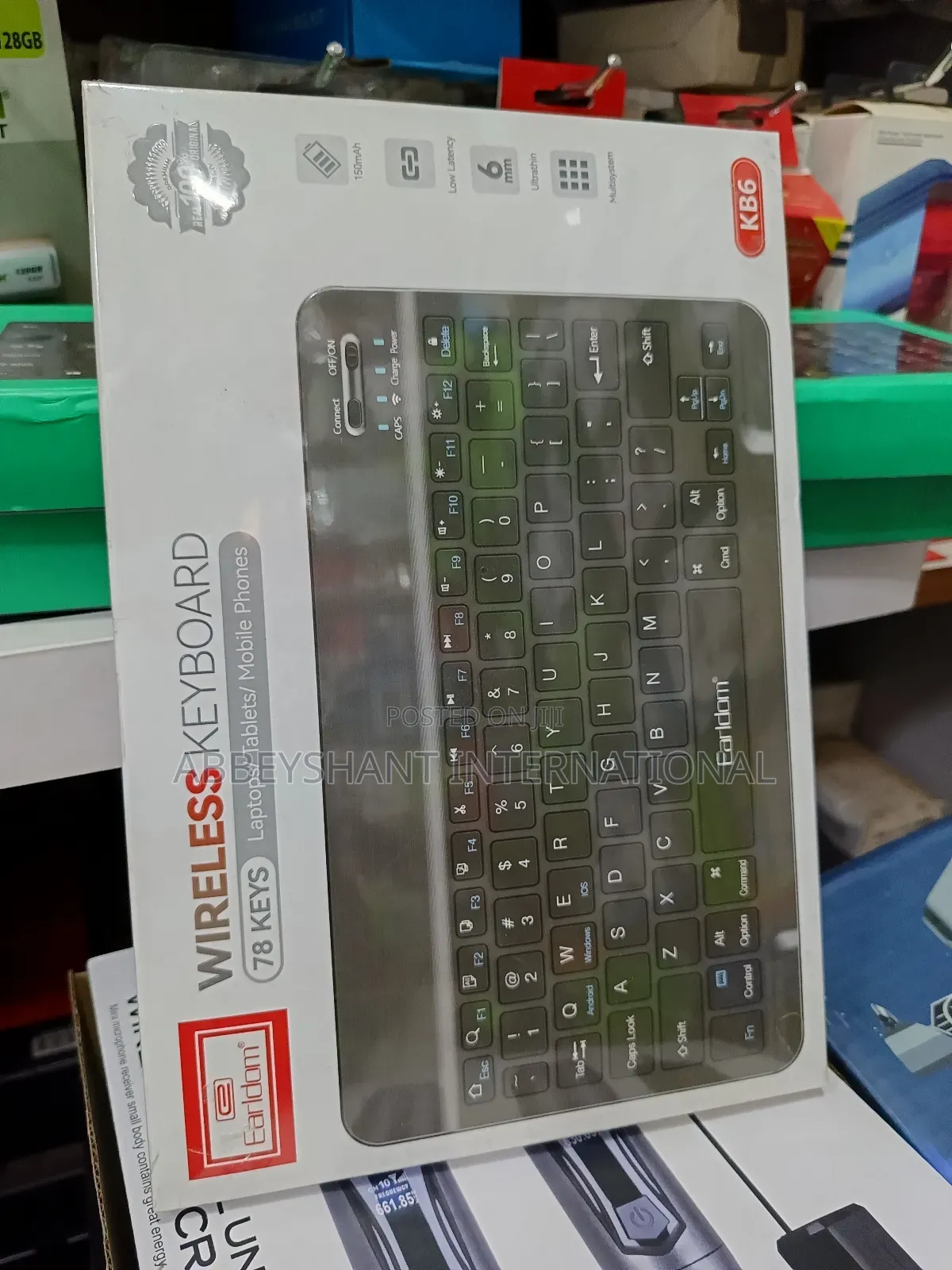 Earldom Kb6 Wireless Keyboard.