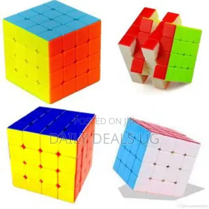 High Speed 4x4x4 Sticker Stickered Cube Super Smooth Magic Cube Puzzle