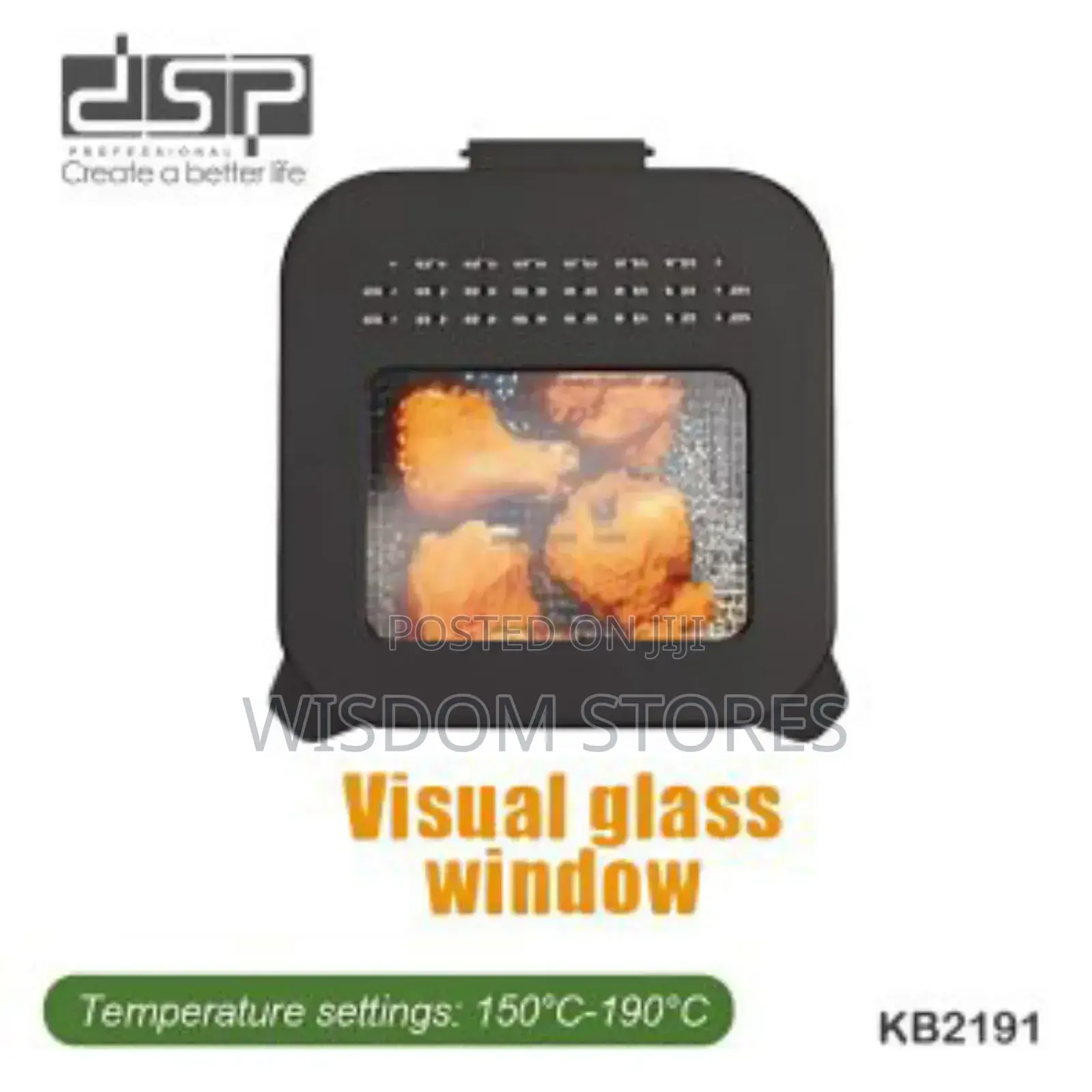DSP Kb2191 Electric Deep Fryer 1200w-2.5ltr