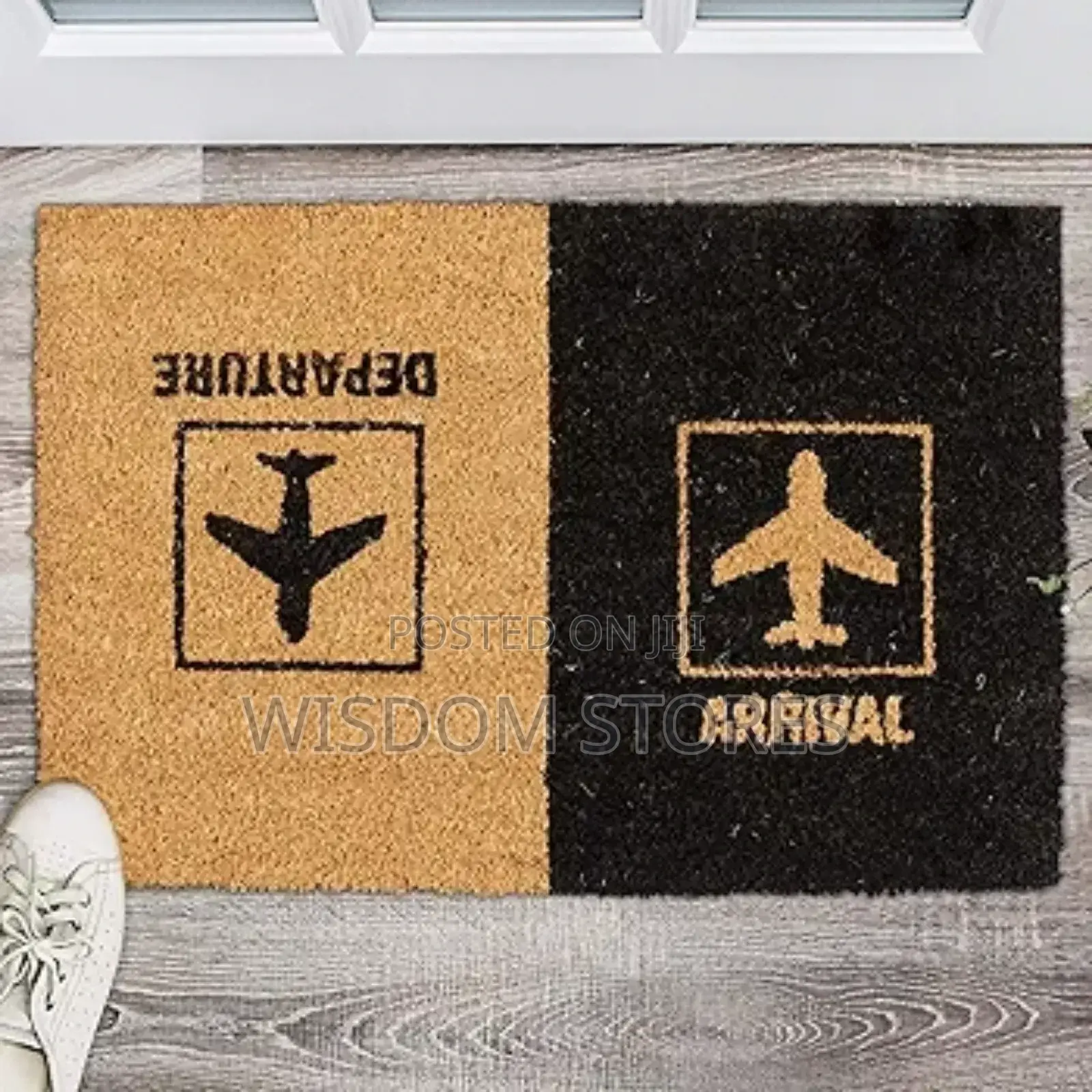 Relaxdays Coir Doormat for Indoors Outdoors