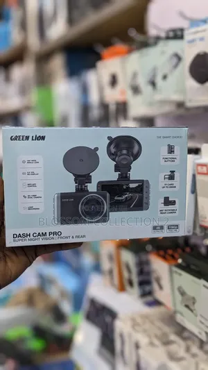 Green Lion Dash Cam Pro Front and Rear