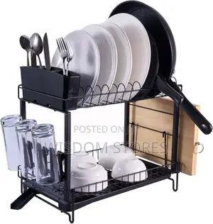 Dish Rack With Drainer