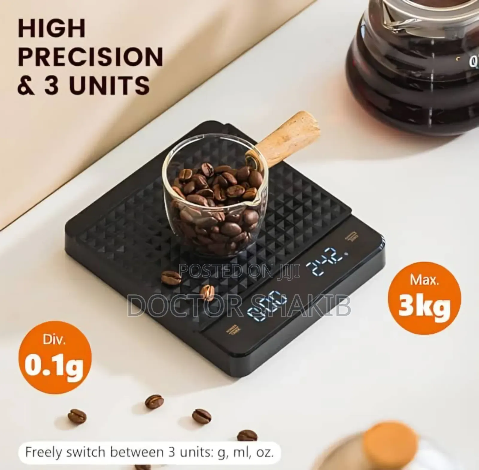 High Accuracy Mini Digital Coffee Scale