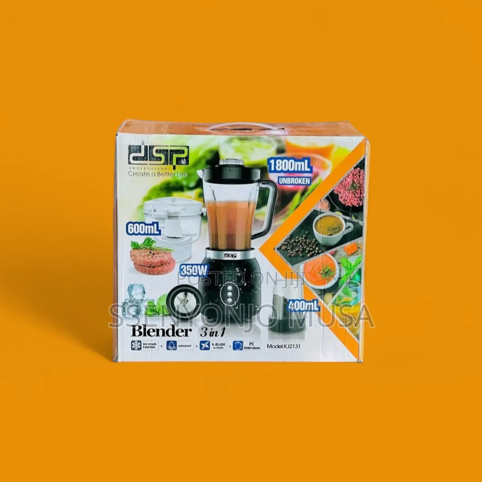DSP Blender 3-in-1 Powerful Performance Kj2131 | 350w
