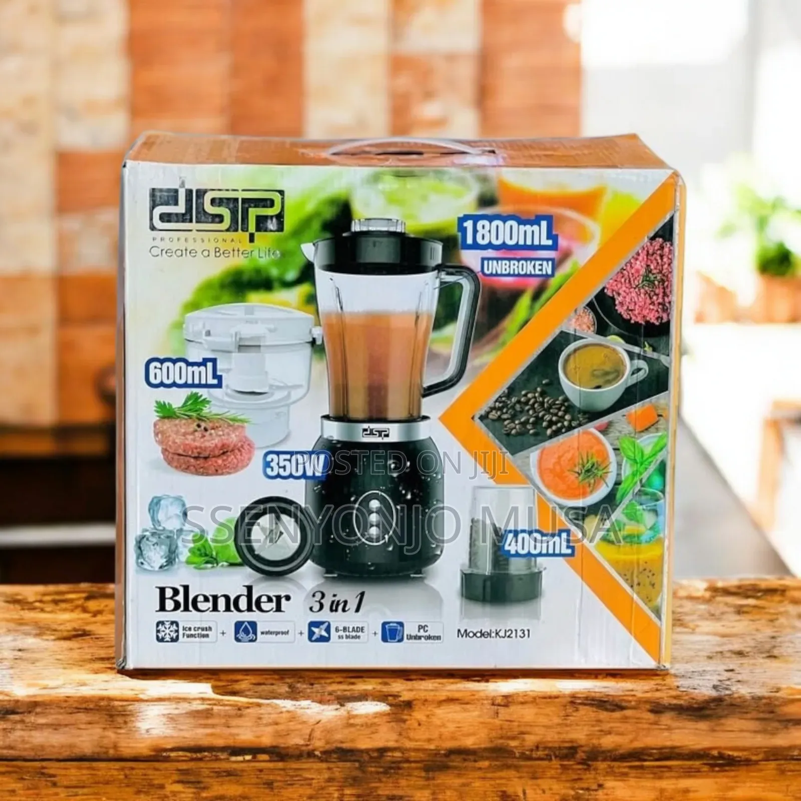 DSP Blender 3-in-1 Powerful Performance Kj2131 | 350w