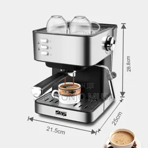 DSP Coffee Machine With 15 Bar Pump Stainless Steel
