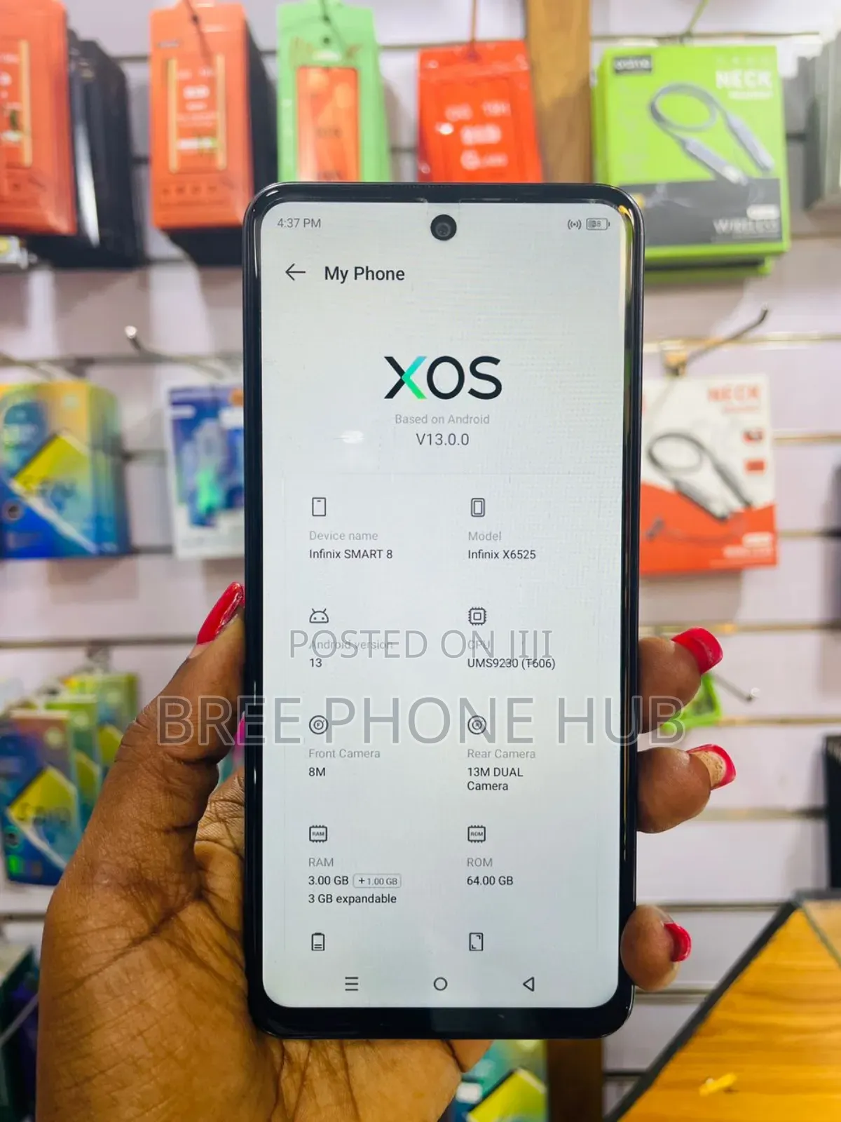 Infinix Smart 8 64 GB Black