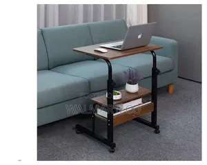 Adjustable Height Laptop Bedside Table