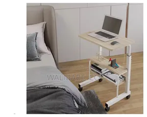 Adjustable Height Laptop Bedside Table