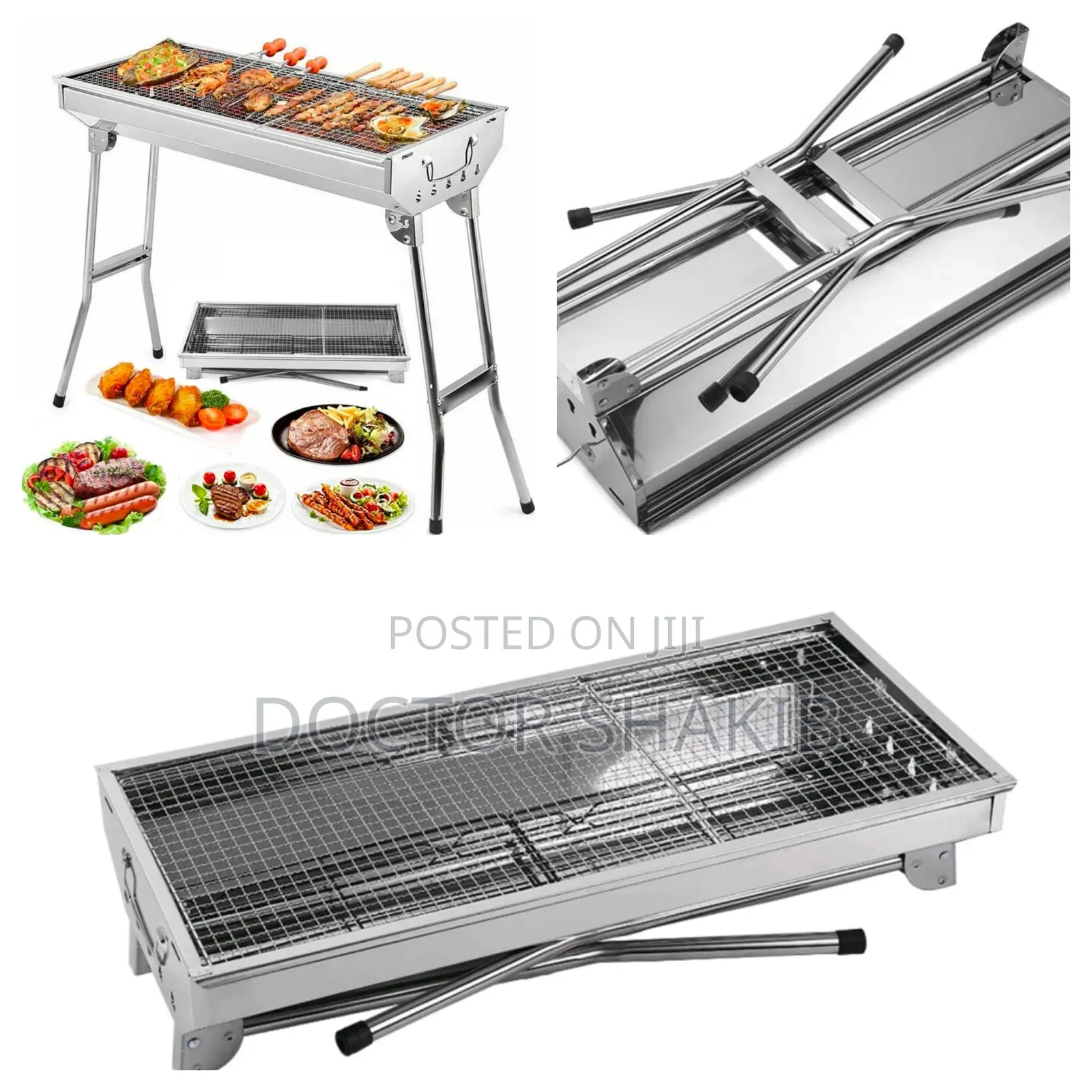 Portable Stainless Steel Foldable Bbq Grill